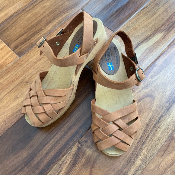 moheda Shoes - Moheda Swedish Leather Braided Clogs